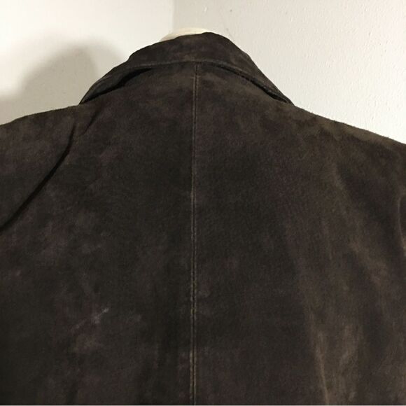 Savannah VTG 100% Leather Brown Jacket  Size 4P - Picture 13 of 14